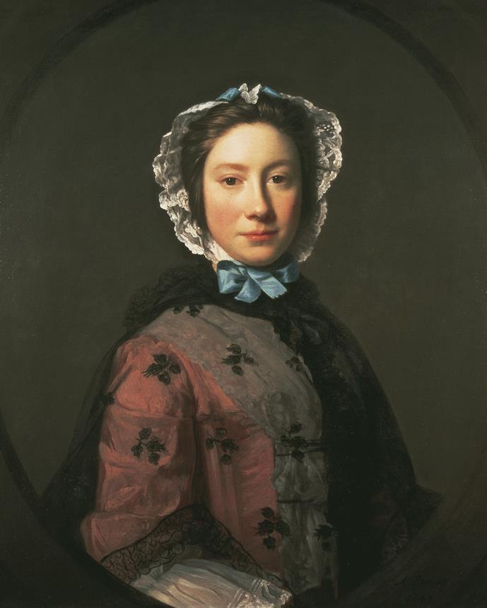 Rosamund Sargent, née Chambers Allan Ramsay, oil on canvas, 1749.