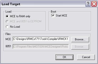 3.4.4 Downloading to the Reference Board There are two different choices for downloading to the reference board, one by downloading to MCE program RAM using MCEDesigner and one by programming the OTP