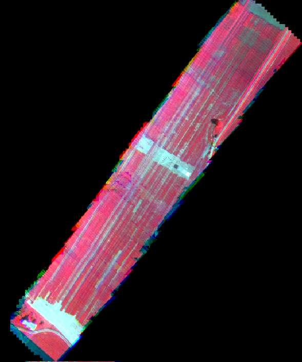 EnsoMOSAIC Hyperspectral mosaic Hyperspectral (up to 25 channels) are processed same