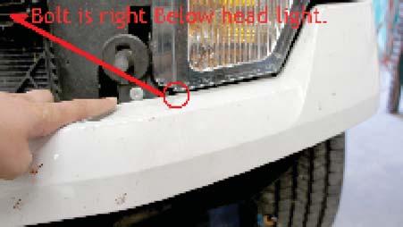 You will need to pull them down to remove the bumper. Pictures 12-13 The fender flares will need to be cut next.