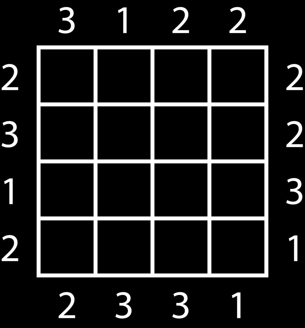 Shaded squares cannot be directly connected vertically or horizontally (diagonally does not count). All unshaded squares must be connected (diagonally does not count). Complete this Hitori puzzle. 12.
