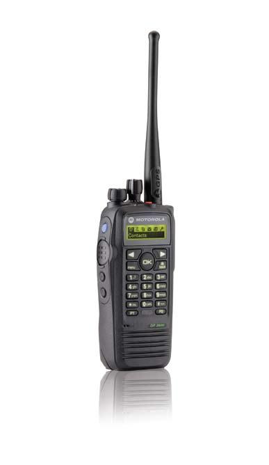 MOTOTRBO System Components and Benefits DP 3600 / DP 3601 Display Portable Radio 1 Flexible, menu-driven interface with user-friendly icons or two lines of text for ease of reading text messages* and