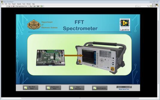 II. OVERVIEW OF FPGA BASED SPECTRUM ANALYZER FFT based digital spectrum analyzer named as FFT Spectrometer has been designed and implemented on Virtex 5 FPGA for low frequency observation below 20MHz.