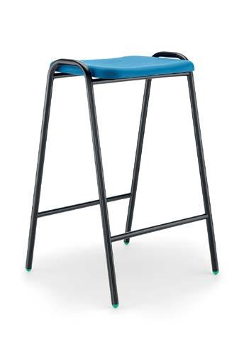 Series E SFW1 575mm 470mm SFW2 610mm 470mm SFW3 685mm 470mm Polypropylene Polypropylene Flat Top stool The classic Flat Top stool has a simple stacking design and