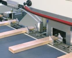 Fully enclosed, easily removable extraction hood used as a protection device of the cutting tools.