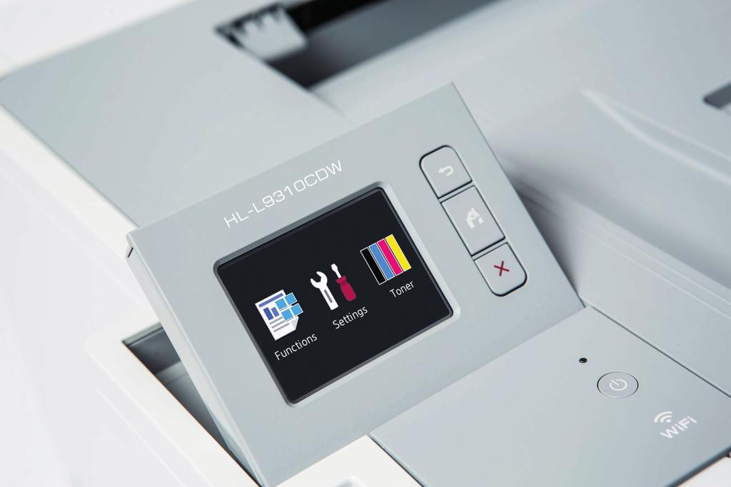 With a Customisable User Interface, Brother Lets You Decide Brother s Professional Colour Laser Multi-Function Centres give you the control, with customisable user Interfaces of up to 64 shortcut