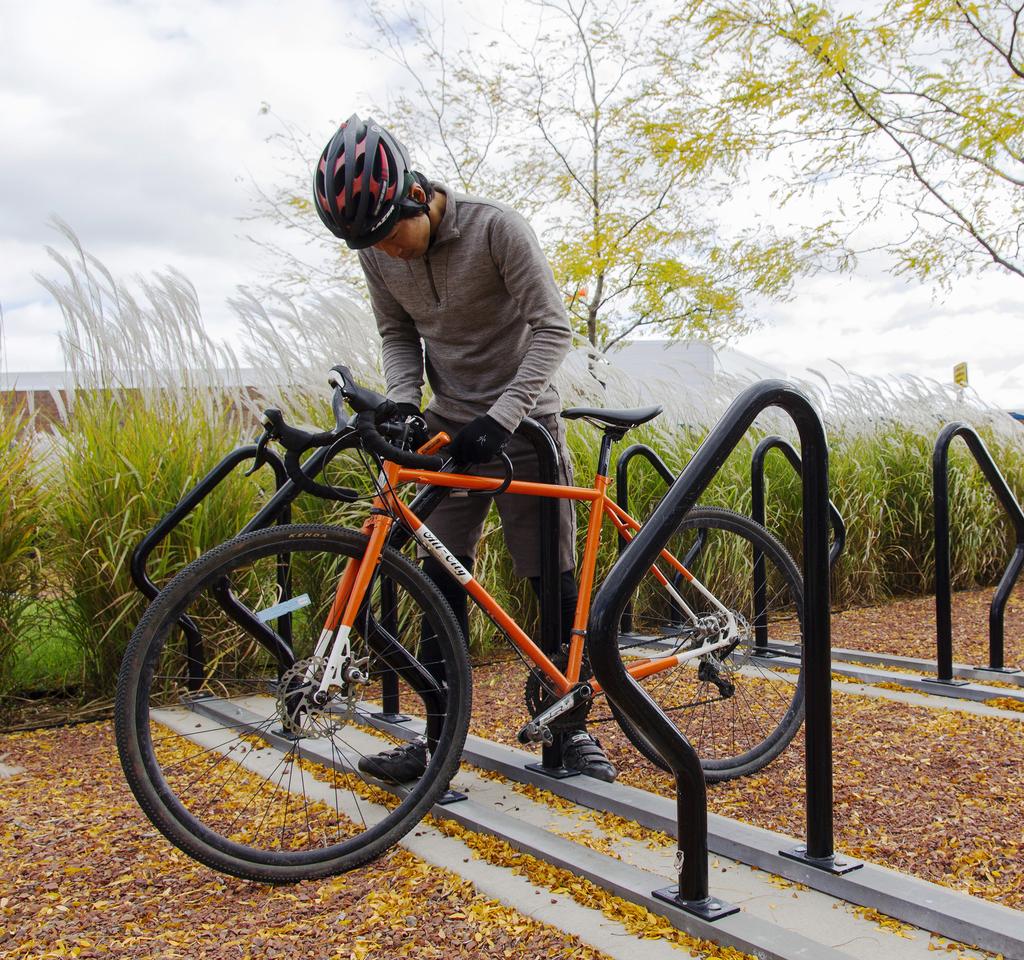 bend makes the Swerve an attractive and functional bike rack.