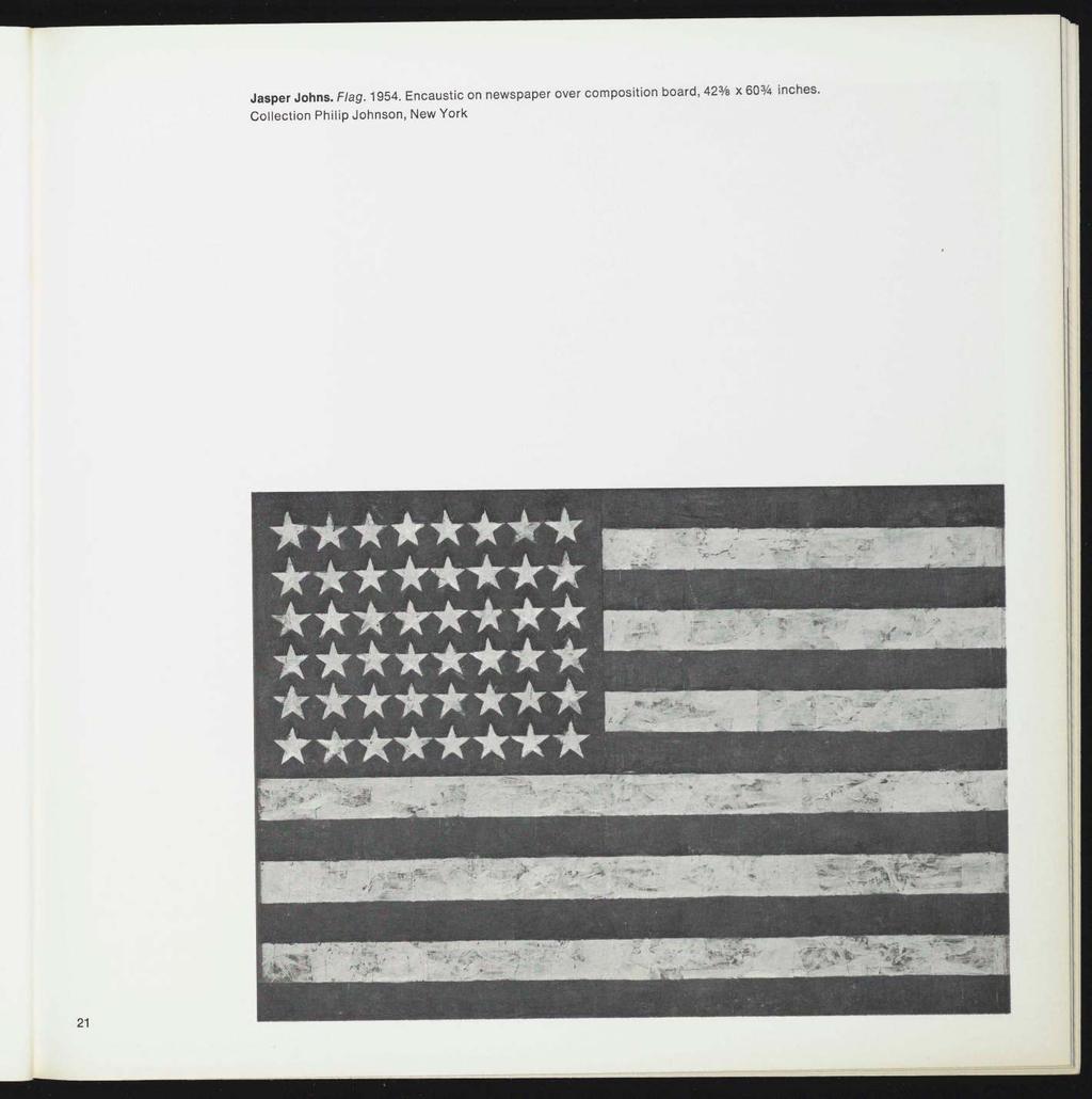 Jasper Johns. Flag. 1954.