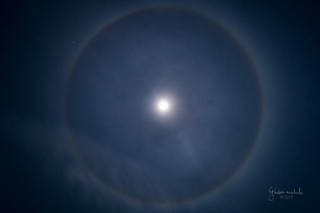 4 of the halo states that the interaction of light with ice crystals in the atmosphere produces the natural phenomenon. State the physical process responsible for the formation of the halo.