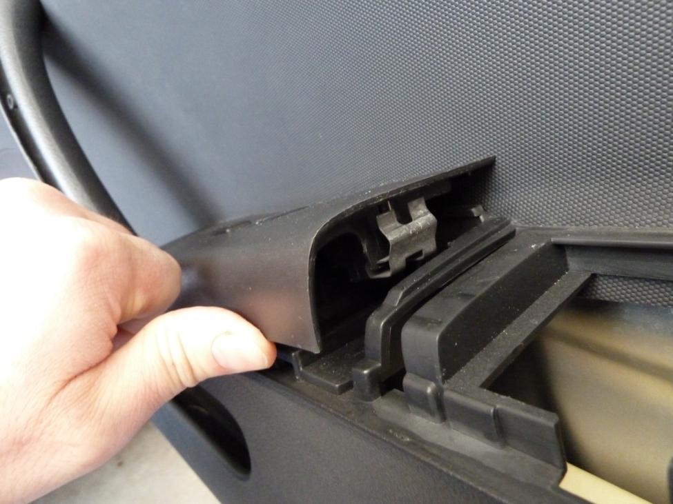 STEP 4: Remove the switch panel by prying from the rear of it.
