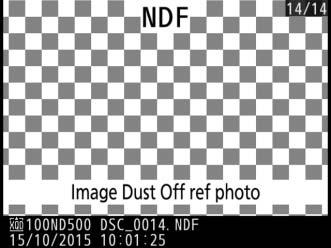 D Image Sensor Cleaning Dust off reference data recorded before image sensor cleaning is performed can not be used with photographs taken after image sensor cleaning is performed.