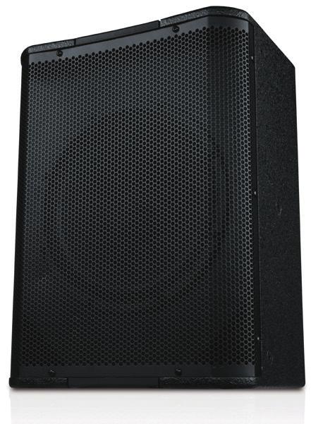 Correction available in select QSC processors AP-4122m A 12-inch two-way coaxial loudspeaker with 90 coverage.