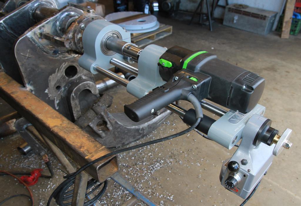 CADET Line Boring Machine This general use line boring machine is perfect for contractors who are concerned about maintaining their own equipment.