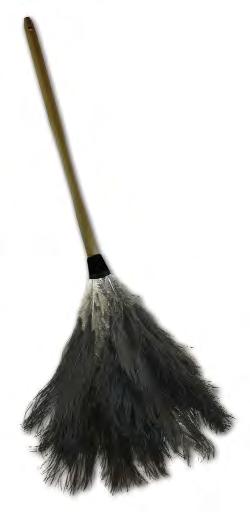 82 3 Feather Dusters Ostrich feathers have a natural static charge which attracts dust & cobwebs.