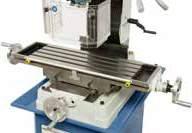 adjustable by gibs Milling table tilts to both sides to allow angular boring, milling of bevels etc.