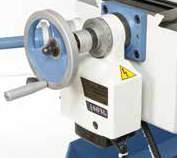 The UWF 90 universal milling machine is serially equipped with an x- and y-axis feed. The table height (z-axis) is easily adjusted by the positioning motor.