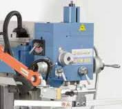 Drilling & milling machines Toolroom milling machine with digital readout WFM 800 Handwheel guarantees simple and precise feed settings Complete with manual, automatic and rapid feed in all three