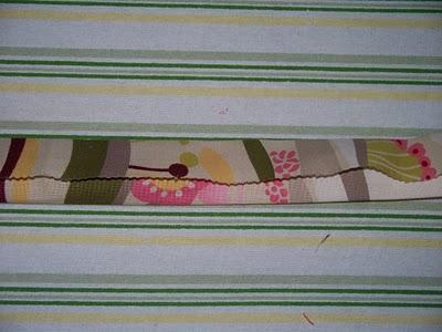 Press these strips so that the first crease measures to the center of the unfolded strip.