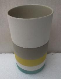 Ceramic Striped ceramic QV91305 Was $22.