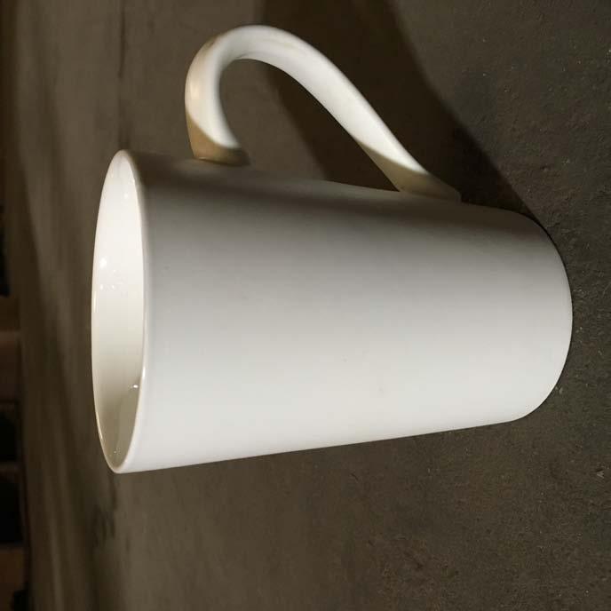 Tall Mug Sml CCP2-47 White Ceramic Tall Mug