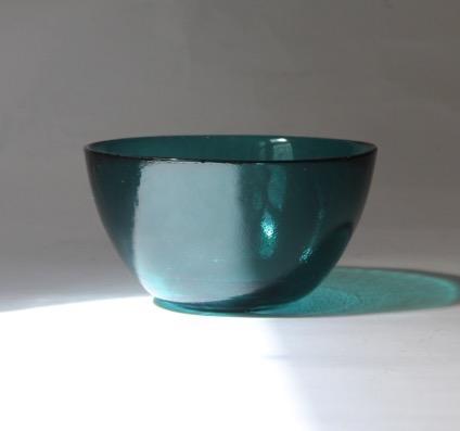 Recycled Glass Tapas bowl Teal