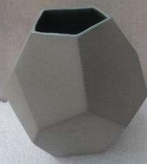 Ceramic Geometric Ceramic Medium QV81443 Was