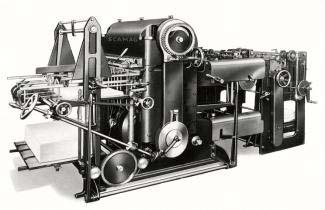 KAMA looks back to 120 years history through 4 types of regimes Carl Theodor Remus invented a new method to create a creasing line 1936 Invention of the first automatic diecutter SCAMAG got renamed
