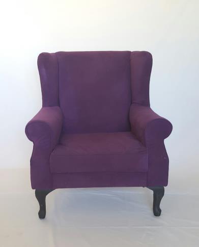 Purple Wingback H:100cm/W:77cm Price: R550.