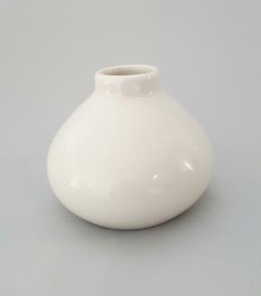Leaning White Ceramic
