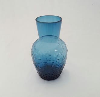 Hombre Blue Vase H:13cm/w:36cm