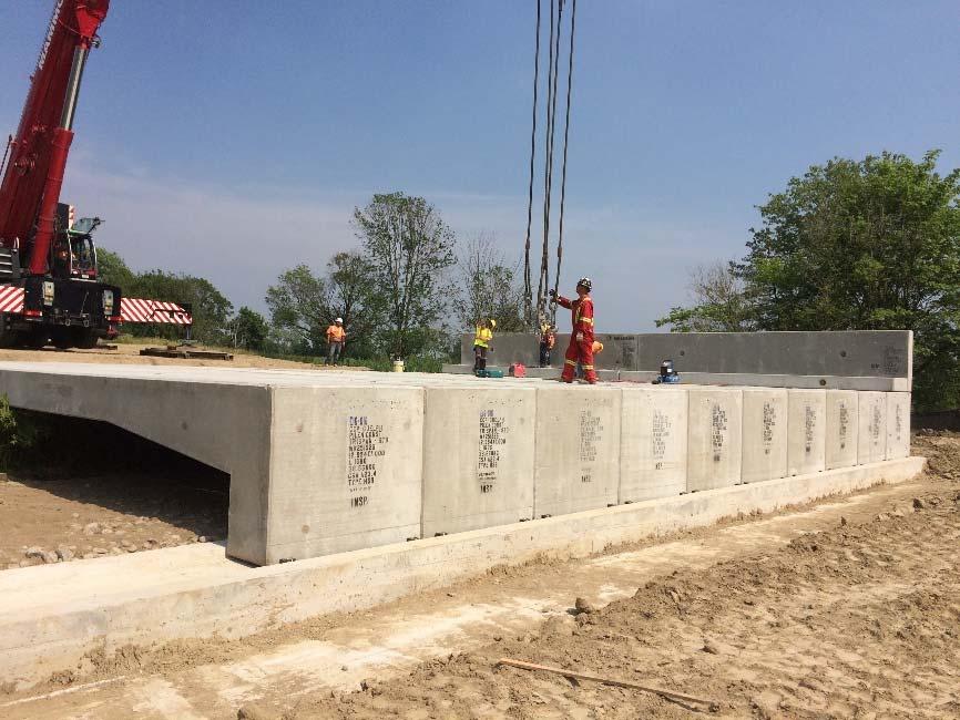 4.3.2 Open Profile Units In addition to four sided box structures, culverts can also be three sided which do not include the bottom horizontal slab.