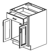 Bases Single Door / Single Drawer Base Cabinets B09 B12 B15