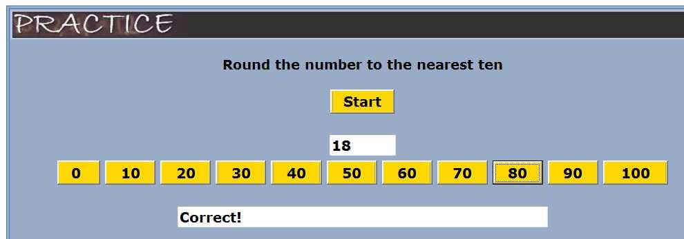Rounding to the Nearest Ten Slide 79 / 268 Round each to the nearest ten. Use the magnifying glass to check your answers.