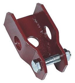 MOUNTING TECHNOLOGY PUSH-PULL-PROPS TYPE BKS ACCESSORIES One-hole end hinge Optimal fixing on top of the prop, because in the prefab element or at the formwork