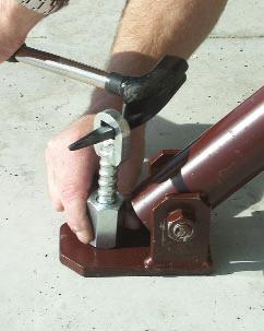 For a safe and time saving fixing into the concrete we recommend to use our