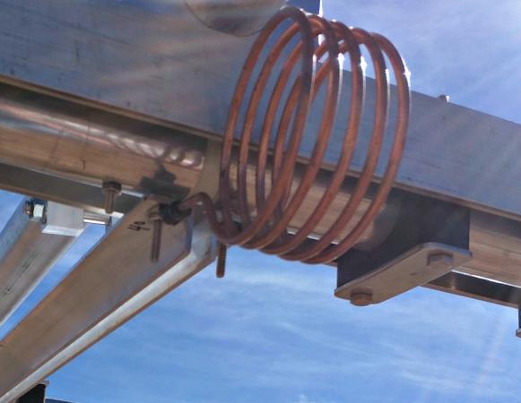 If preferred, a simple length of tie-wrap could be used to secure the balun to the transmission line.