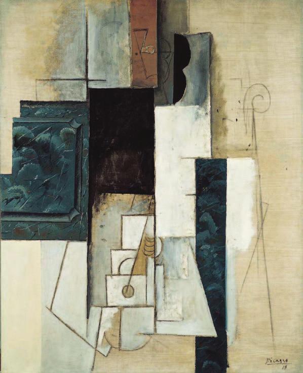 Woman with a Guitar, 1913 Pablo Picasso Spanish, 1881 1973 39 x 32 in. (100 x 81.