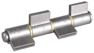 DEH407A - steel pin with brass washer DEH407A weld on hinge natural finish DEH408ABB - steel pin