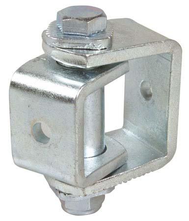D&E adjustable gate hinge D&E adjustable gate hinge - 150Kg The D&E adjustable gate hinge is manufactured from steel.