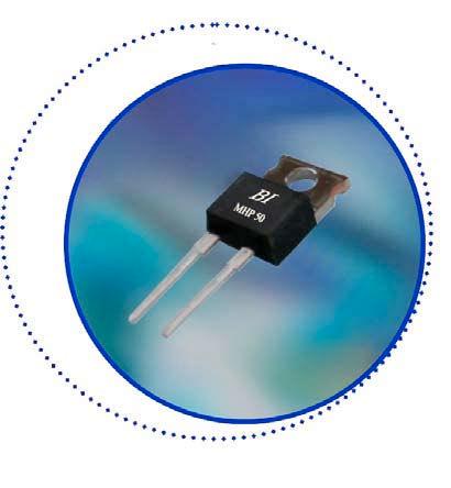 50W TO220 High Power Resistors MHP 50 Non-inductive, thin film technology. Thermally enhanced Industry standard TO220 package. RoHS compliant. Low thermal resistance, 2.