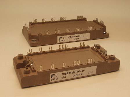 These modules enable solder-free assembly of a control printed circuit board that operates an inverter circuit for example.