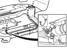 R2900505 43 Connection and finishing work, applies to all Connect the cable from the front socket to the cable from the engine block heater, or to the branching connector.