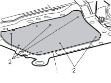 Fit the protective cover on the front socket's connector and turn the connector so that the cover is opened to the left-hand side of the car as illustrated.