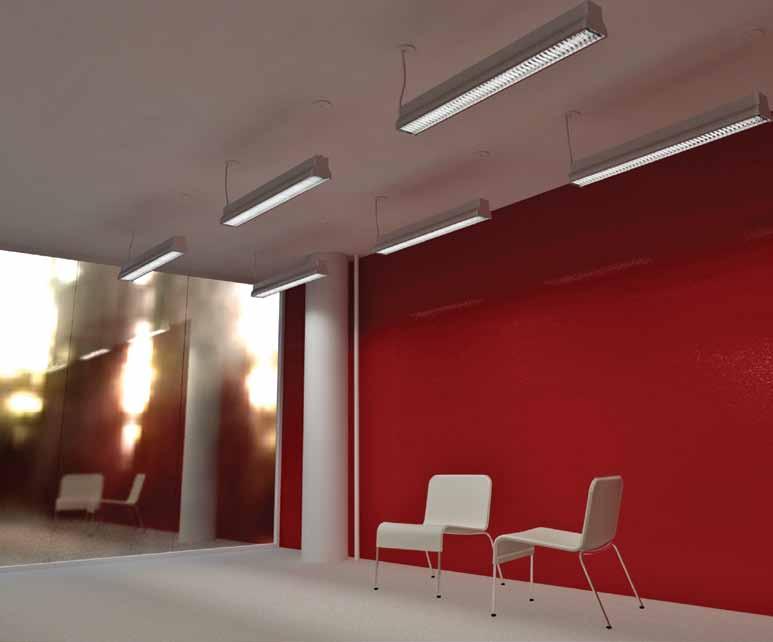 Creative systems - APPLICATIONS GUIDE (7) PICOLO MEDIO - SS - SL - 1xT5 PENDANT, 4x40' RUNS, 12' SPACING (8) PRIME ROUND - S - 1xT5HO PENDANT, 30x4' FIXTURES, 8'x10' CENTERS 9ft 9ft Avg 34.