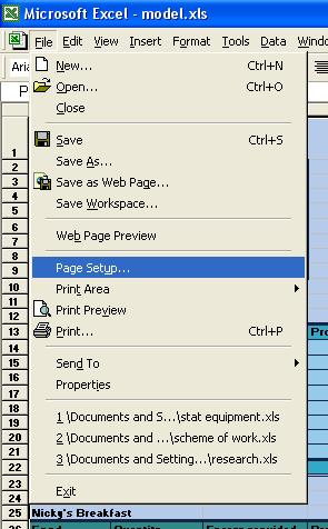 Although you have told your spreadsheet what you want to print, you still haven t told it how many pages you want to print over.