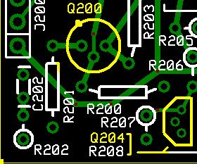 2 orange-orange-redgold-brown 1% Resistor 1 N-S [ ] R204-2 see chart Resistor