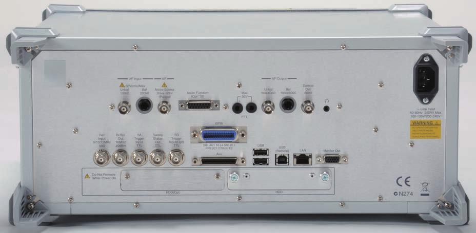 Signal Analyzer MS2830A Panel Layout 35 36 37 38 39 40 41 42 43 44 22 34 33 32 23 24 25 26 31 30 29 28 27 22 AC inlet Used for supplying power.
