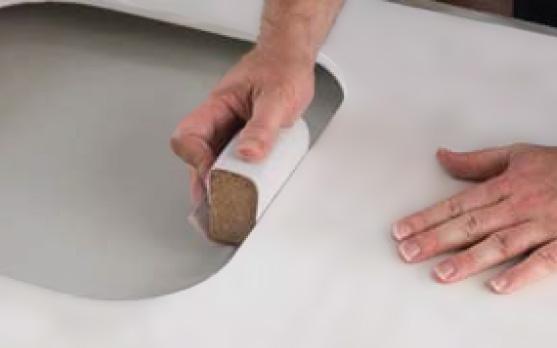 installed on to the cabinets. The following steps will prove helpful to achieve the best results when mounting your sink.