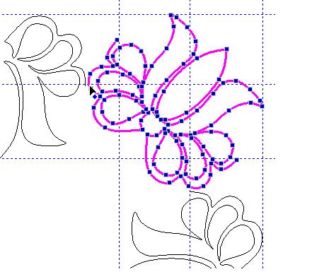 Creating L corners from border designs - Using a part of the border - Cont d Now we need to connect