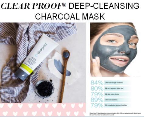 Clear Proof Deep-Cleansing Charcoal Mask 1 Now, your skin is in for a special treat. Activated charcoal mask facials are the most requested. So we are going to bring it to you!
